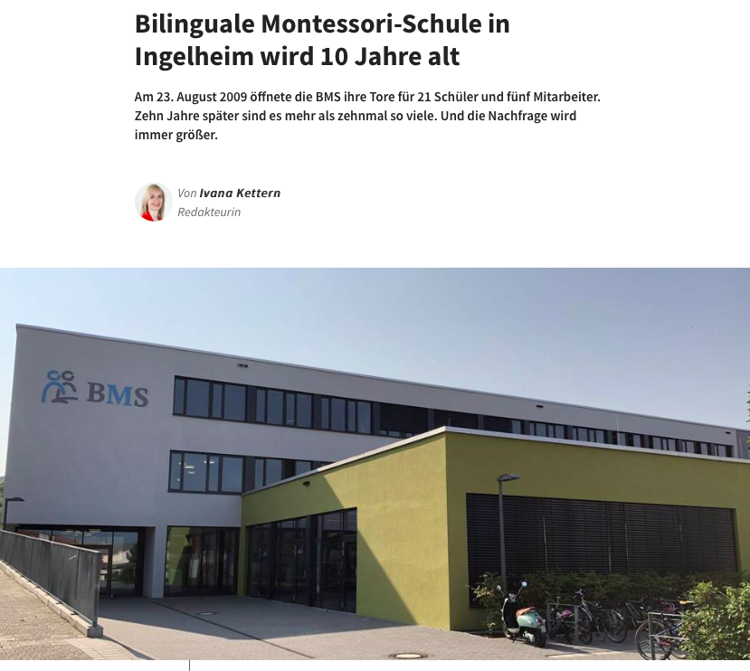 Bilinguale Montessori-Schule in Ingelheim wird 10 Jahre alt